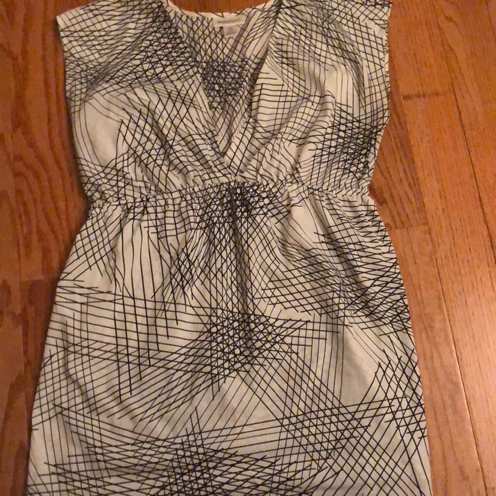 White and Black Maternity Blouse